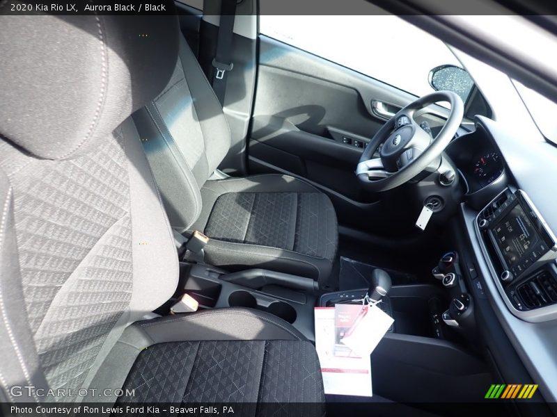 Aurora Black / Black 2020 Kia Rio LX