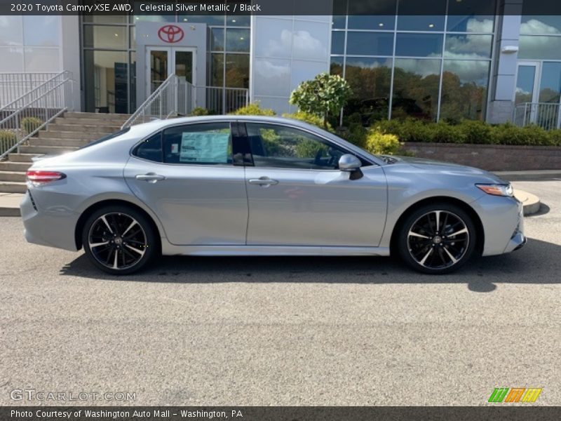 Celestial Silver Metallic / Black 2020 Toyota Camry XSE AWD