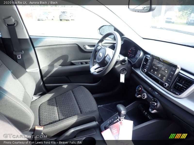 Aurora Black / Black 2020 Kia Rio LX
