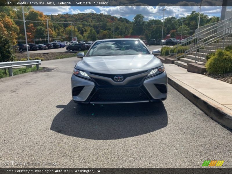 Celestial Silver Metallic / Black 2020 Toyota Camry XSE AWD