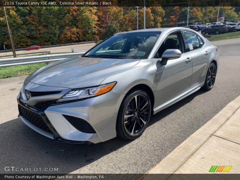 Celestial Silver Metallic / Black 2020 Toyota Camry XSE AWD