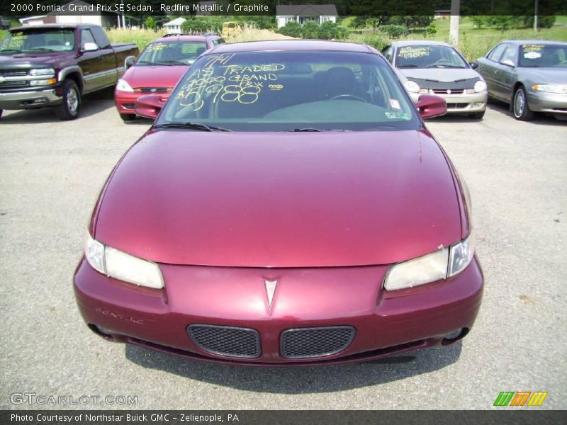 Redfire Metallic / Graphite 2000 Pontiac Grand Prix SE Sedan