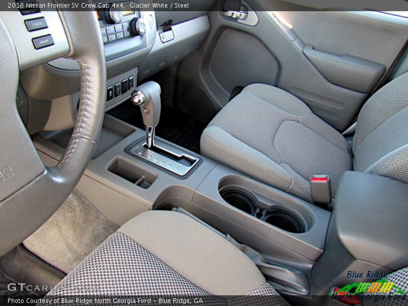 Glacier White / Steel 2018 Nissan Frontier SV Crew Cab 4x4