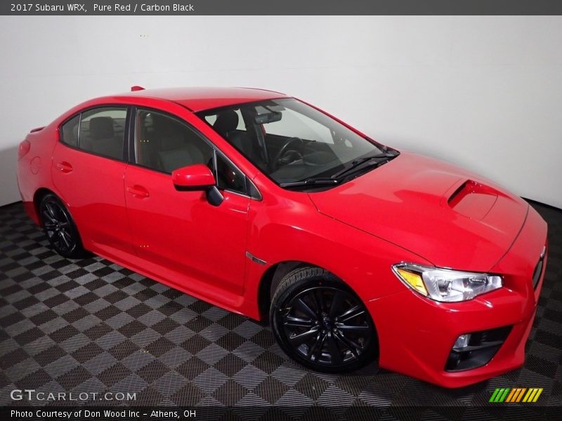 Pure Red / Carbon Black 2017 Subaru WRX