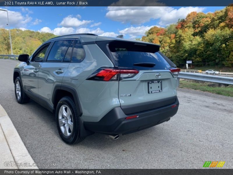 Lunar Rock / Black 2021 Toyota RAV4 XLE AWD