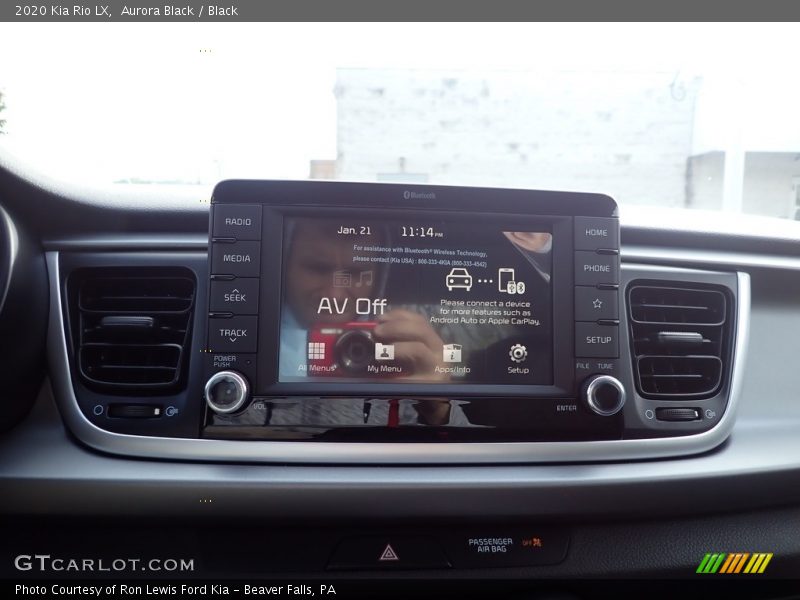 Aurora Black / Black 2020 Kia Rio LX