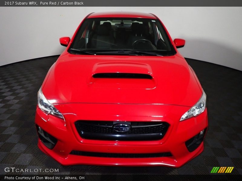 Pure Red / Carbon Black 2017 Subaru WRX