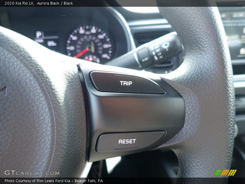 Aurora Black / Black 2020 Kia Rio LX