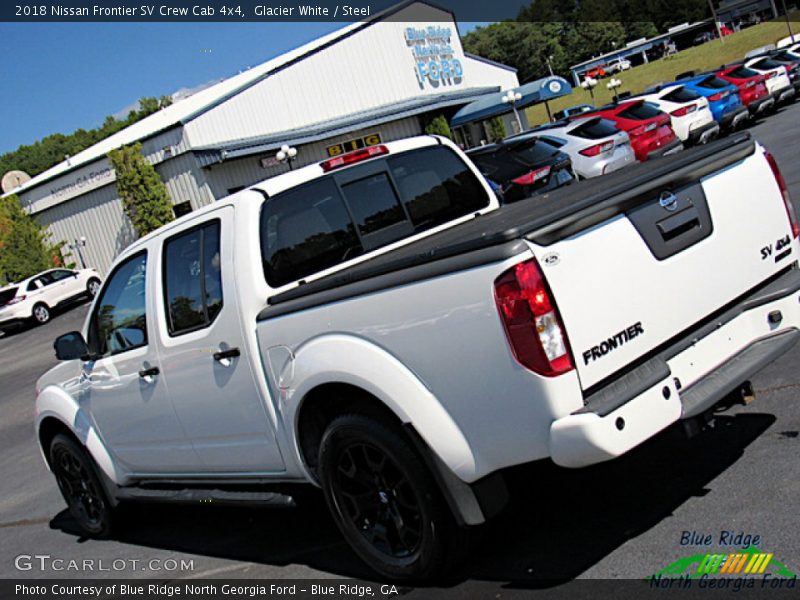 Glacier White / Steel 2018 Nissan Frontier SV Crew Cab 4x4