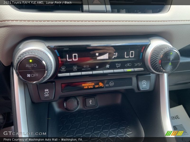 Lunar Rock / Black 2021 Toyota RAV4 XLE AWD