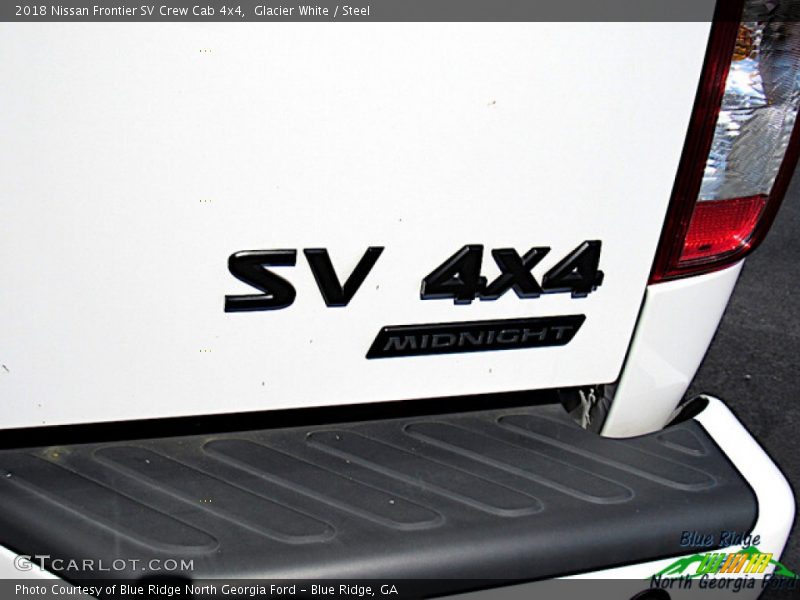 Glacier White / Steel 2018 Nissan Frontier SV Crew Cab 4x4