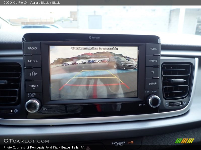 Aurora Black / Black 2020 Kia Rio LX