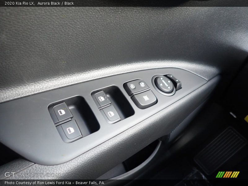 Aurora Black / Black 2020 Kia Rio LX