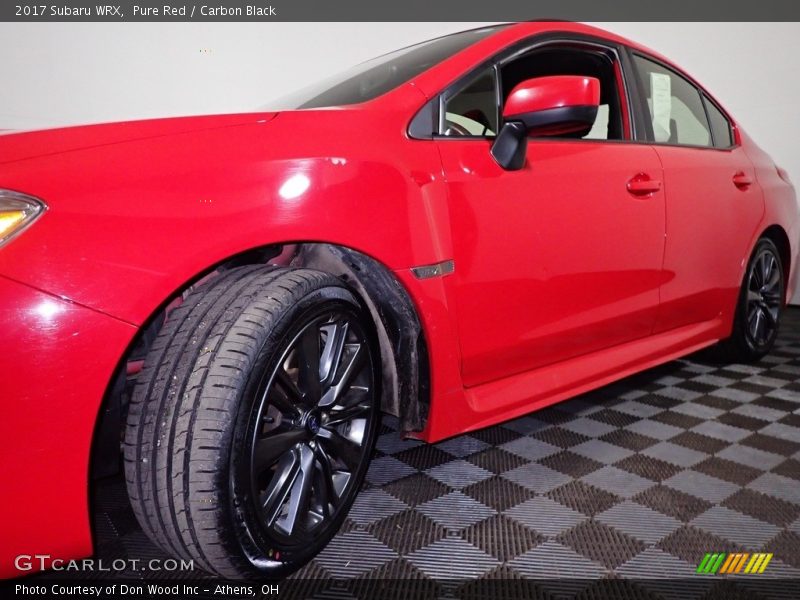 Pure Red / Carbon Black 2017 Subaru WRX
