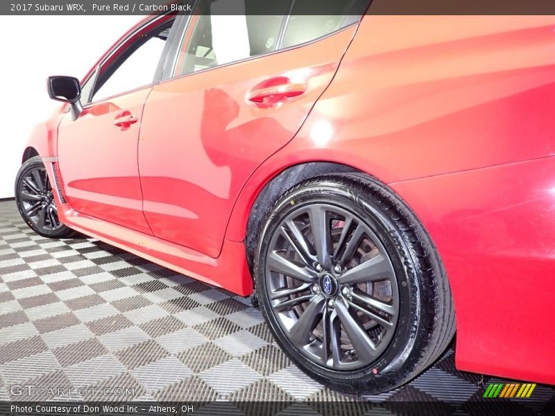 Pure Red / Carbon Black 2017 Subaru WRX
