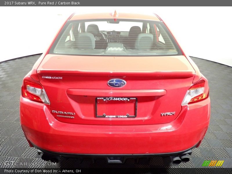 Pure Red / Carbon Black 2017 Subaru WRX