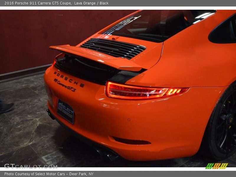 Lava Orange / Black 2016 Porsche 911 Carrera GTS Coupe