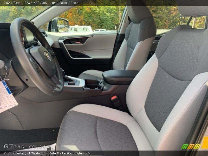 Lunar Rock / Black 2021 Toyota RAV4 XLE AWD