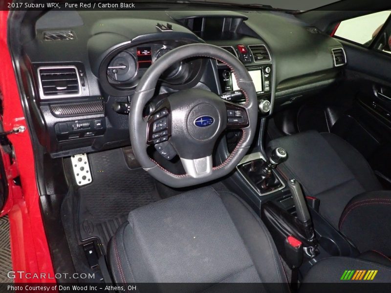 Pure Red / Carbon Black 2017 Subaru WRX