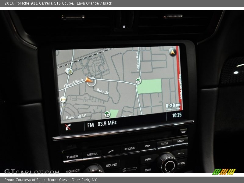 Lava Orange / Black 2016 Porsche 911 Carrera GTS Coupe
