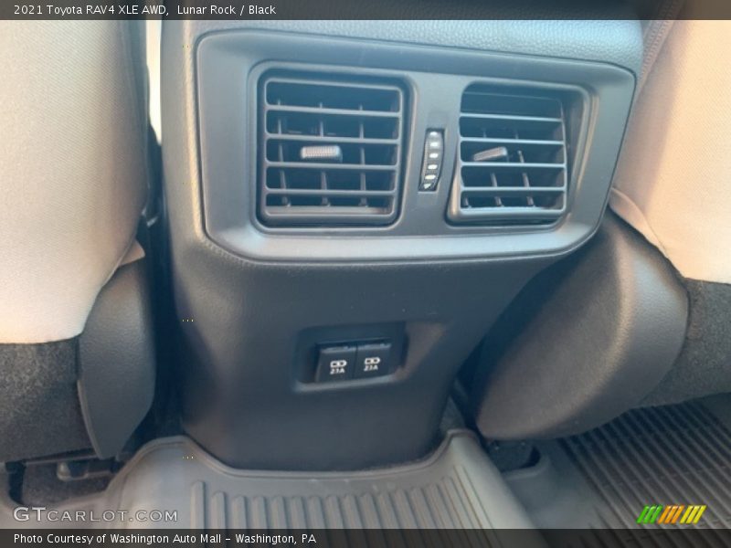 Lunar Rock / Black 2021 Toyota RAV4 XLE AWD