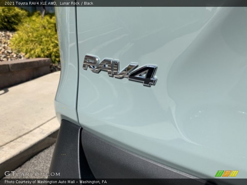 Lunar Rock / Black 2021 Toyota RAV4 XLE AWD
