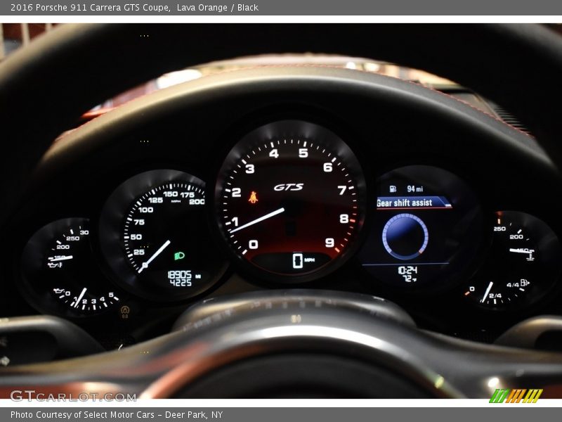 Lava Orange / Black 2016 Porsche 911 Carrera GTS Coupe