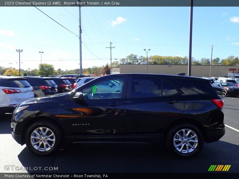 Mosaic Black Metallic / Ash Gray 2020 Chevrolet Equinox LS AWD