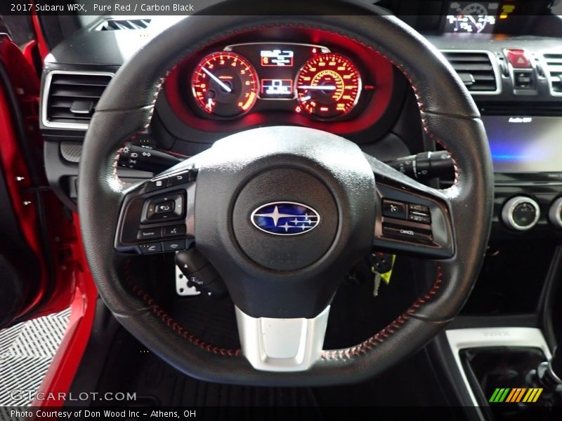 Pure Red / Carbon Black 2017 Subaru WRX