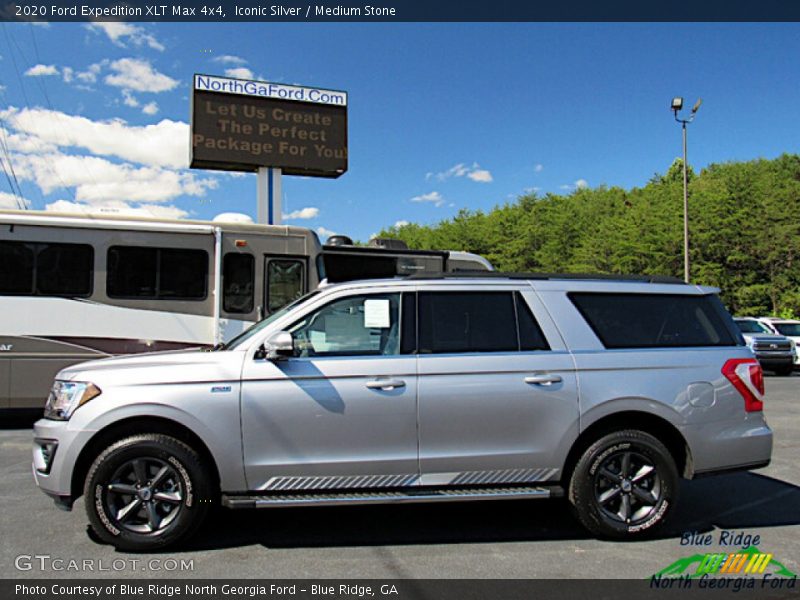 Iconic Silver / Medium Stone 2020 Ford Expedition XLT Max 4x4