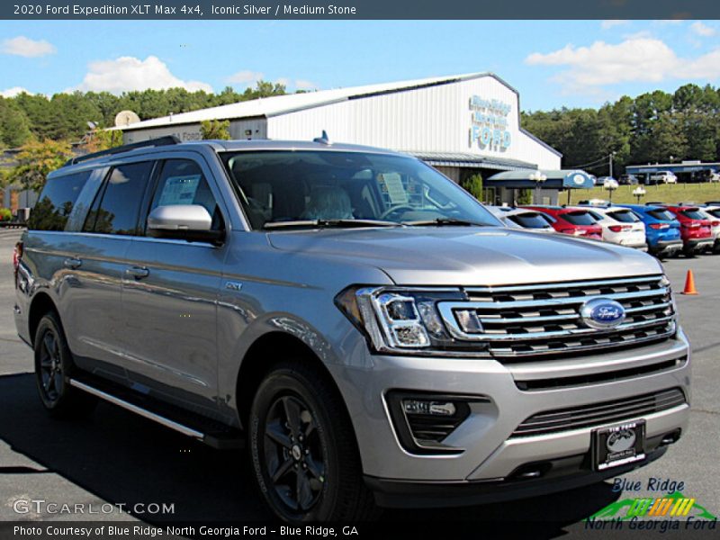 Iconic Silver / Medium Stone 2020 Ford Expedition XLT Max 4x4