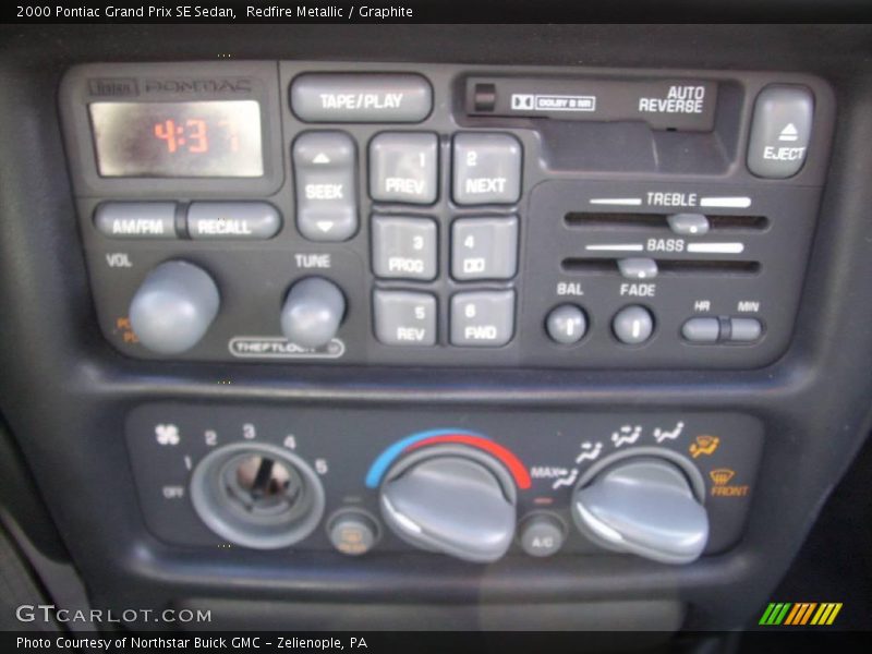 Redfire Metallic / Graphite 2000 Pontiac Grand Prix SE Sedan