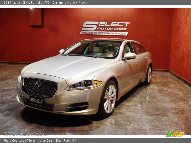 Cashmere Metallic / Ivory 2014 Jaguar XJ XJL Portfolio AWD