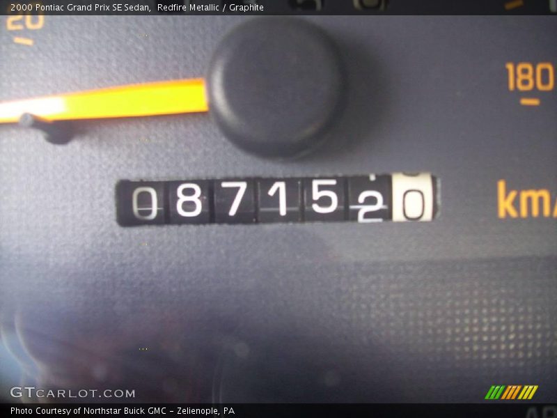 Redfire Metallic / Graphite 2000 Pontiac Grand Prix SE Sedan