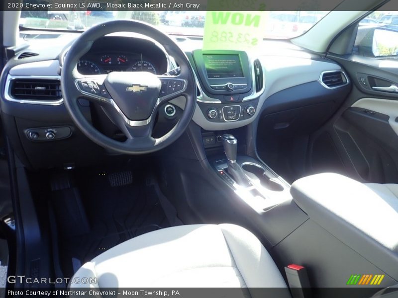 Mosaic Black Metallic / Ash Gray 2020 Chevrolet Equinox LS AWD