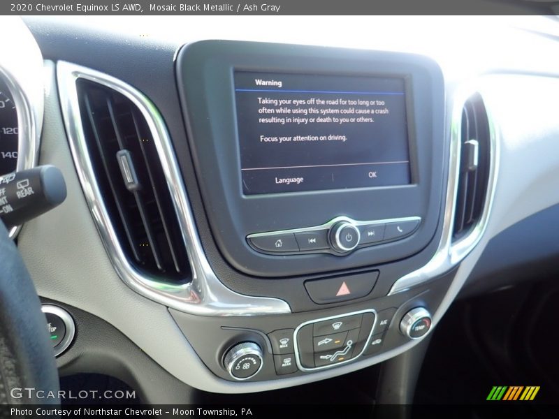 Mosaic Black Metallic / Ash Gray 2020 Chevrolet Equinox LS AWD