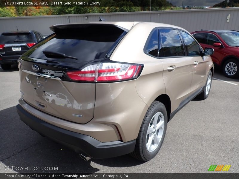 Desert Gold Metallic / Ebony 2020 Ford Edge SE AWD