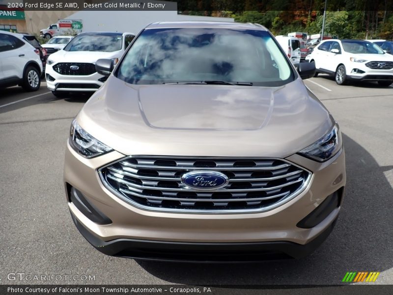 Desert Gold Metallic / Ebony 2020 Ford Edge SE AWD