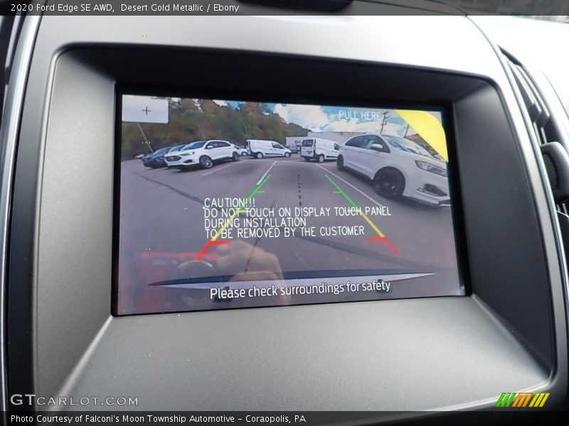 Desert Gold Metallic / Ebony 2020 Ford Edge SE AWD
