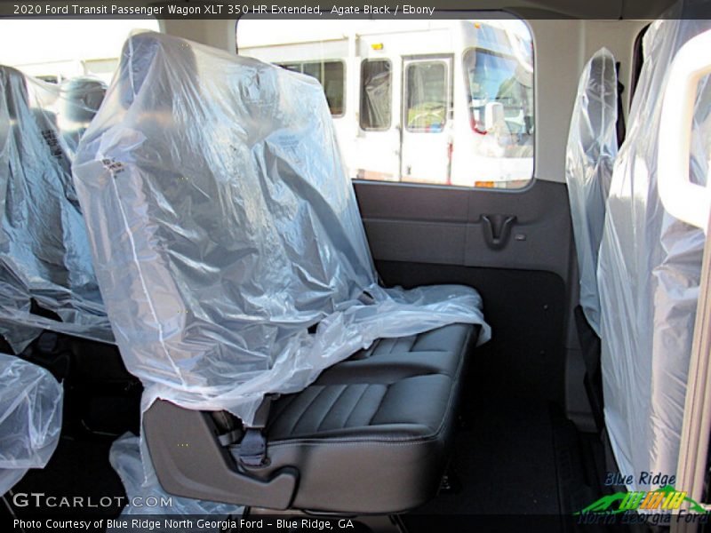 Agate Black / Ebony 2020 Ford Transit Passenger Wagon XLT 350 HR Extended