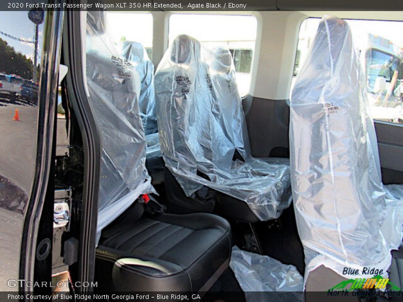 Agate Black / Ebony 2020 Ford Transit Passenger Wagon XLT 350 HR Extended