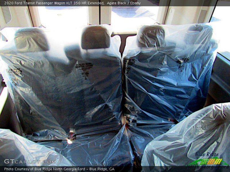 Agate Black / Ebony 2020 Ford Transit Passenger Wagon XLT 350 HR Extended