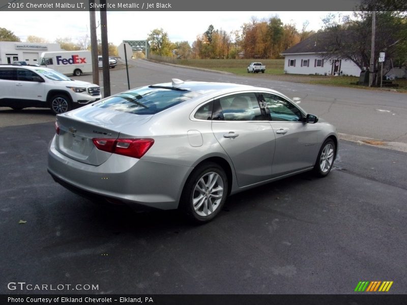 Silver Ice Metallic / Jet Black 2016 Chevrolet Malibu LT