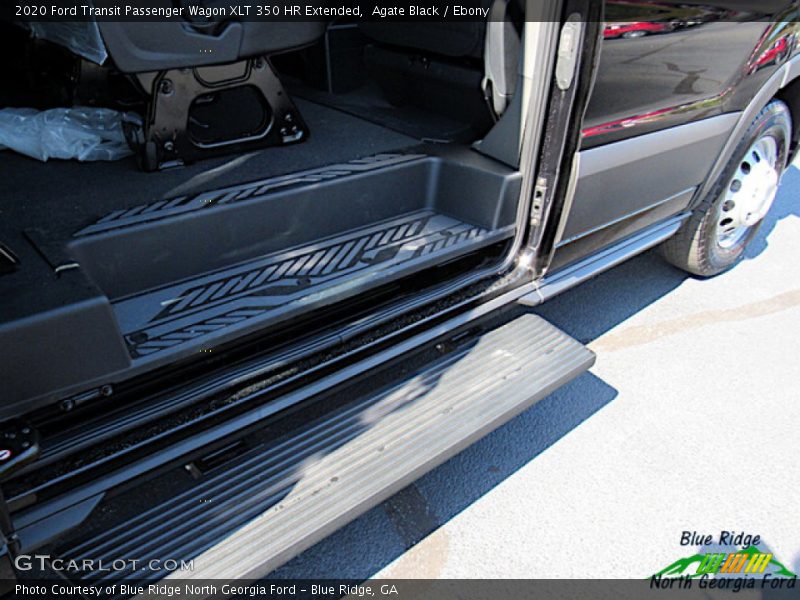 Agate Black / Ebony 2020 Ford Transit Passenger Wagon XLT 350 HR Extended