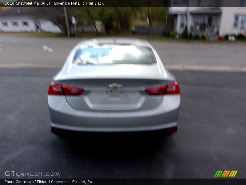 Silver Ice Metallic / Jet Black 2016 Chevrolet Malibu LT