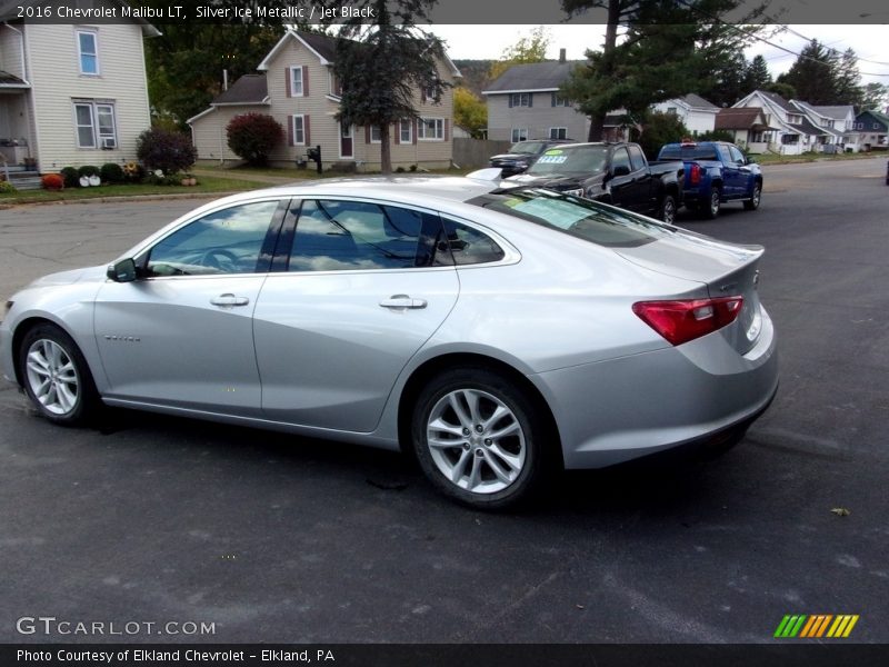 Silver Ice Metallic / Jet Black 2016 Chevrolet Malibu LT