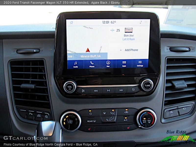 Agate Black / Ebony 2020 Ford Transit Passenger Wagon XLT 350 HR Extended