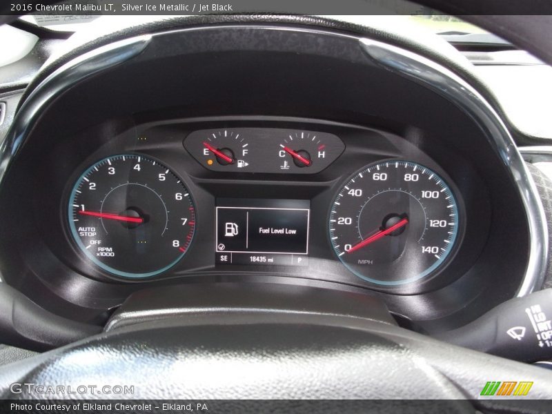Silver Ice Metallic / Jet Black 2016 Chevrolet Malibu LT