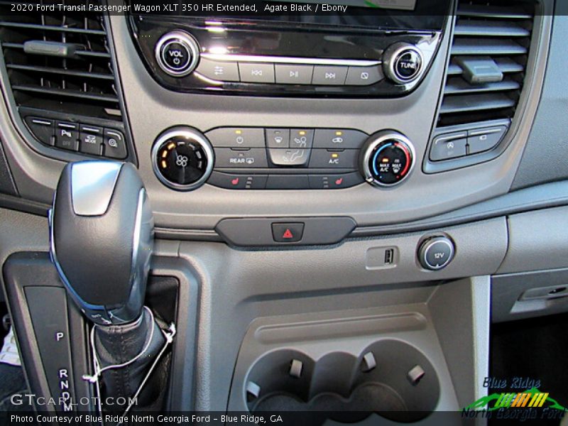 Agate Black / Ebony 2020 Ford Transit Passenger Wagon XLT 350 HR Extended