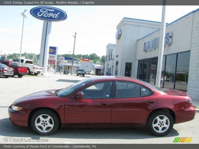 Redfire Metallic / Graphite 2002 Pontiac Grand Prix SE Sedan